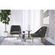 Monaco 19.75 X 17.75 inch Black / Grey Marble / Raw Umber End Table